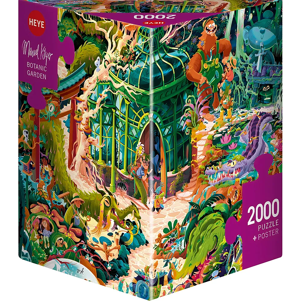 Heye Puzzle Triangular Botanic Garden - 2000 Teile