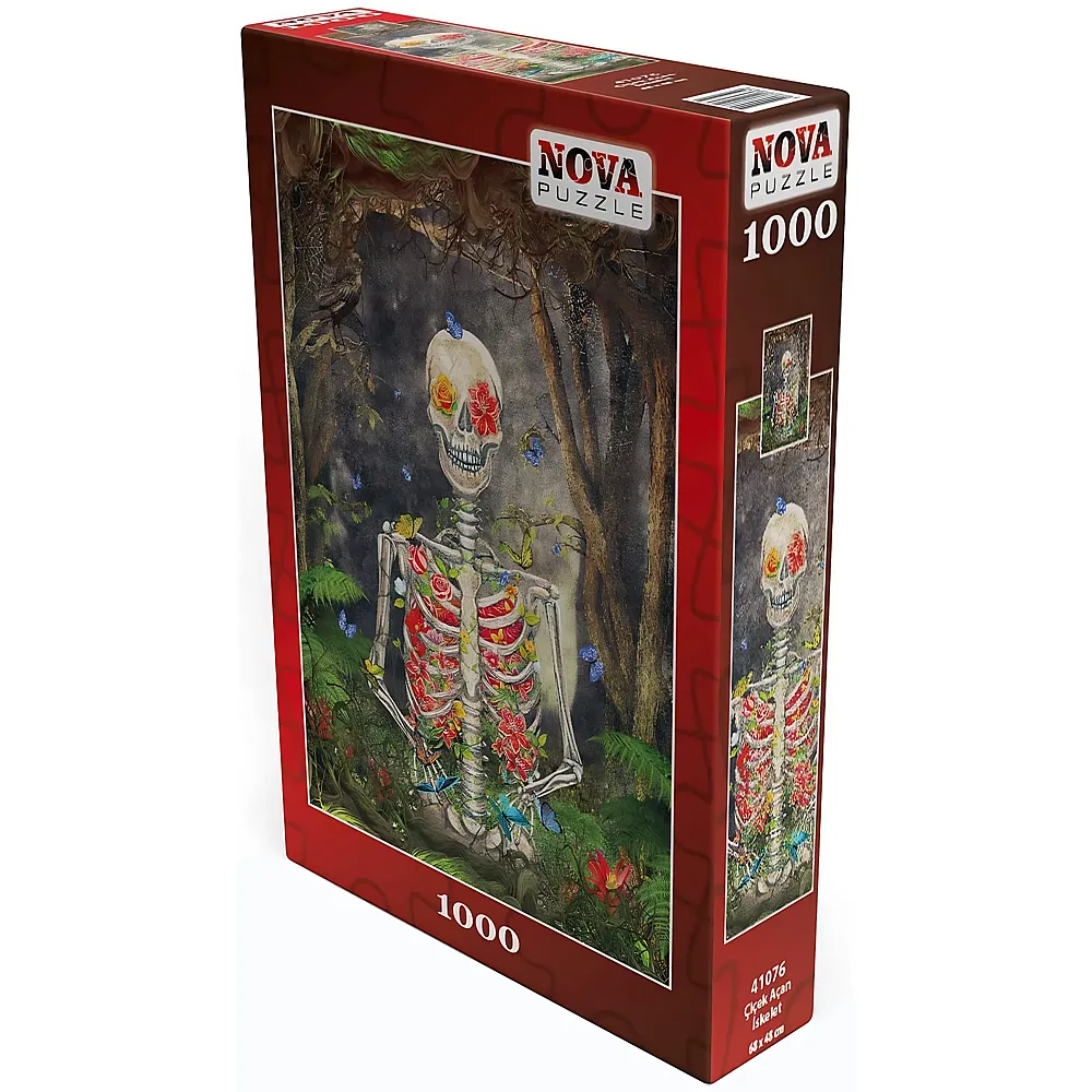 Nova Puzzle Blooming Skeleton - 1000 Teile