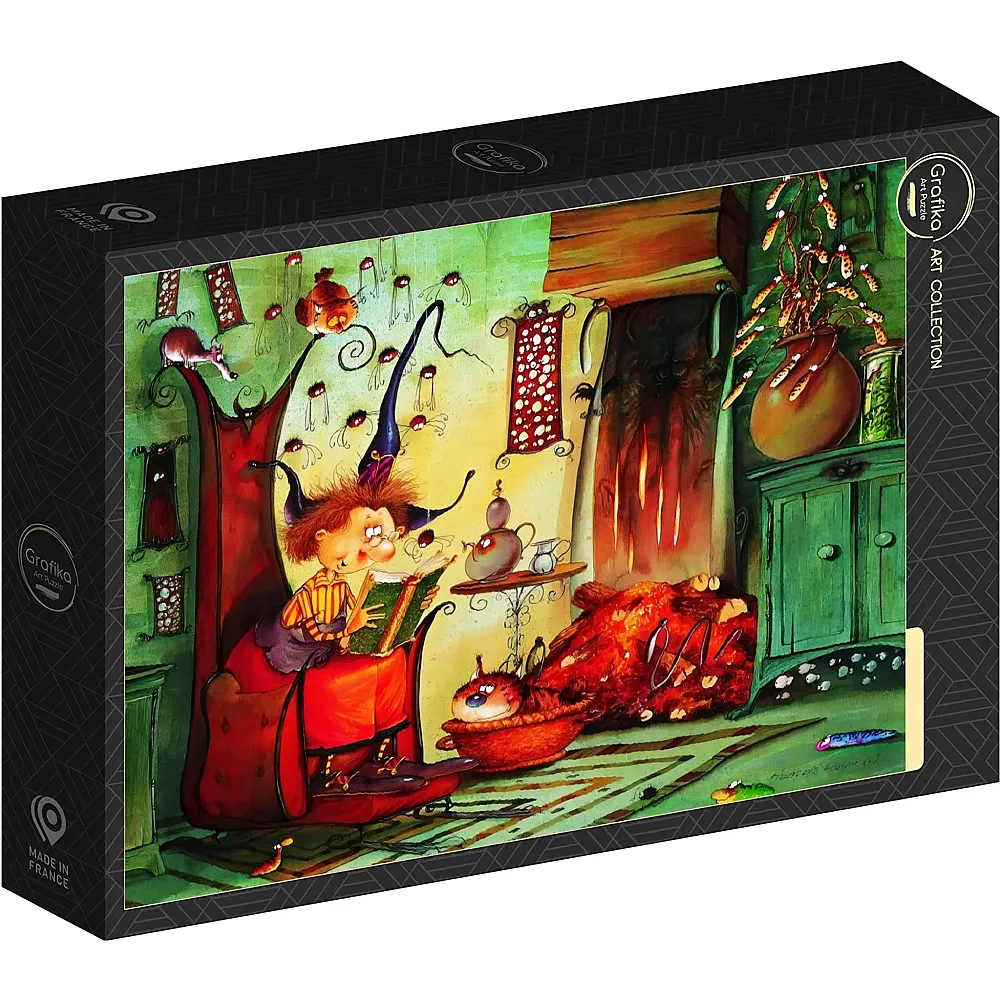 Grafika Puzzle Art Collection Franois Ruyer Die Hexe beim Lesen 1000Teile
