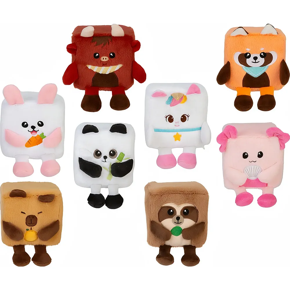 Sombo Squishy Cube Tiere ass. 10x10cm - Suche