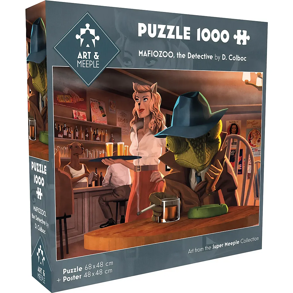 Tiki Editions Art&Meeple Mafiozoo - 1000 Teile