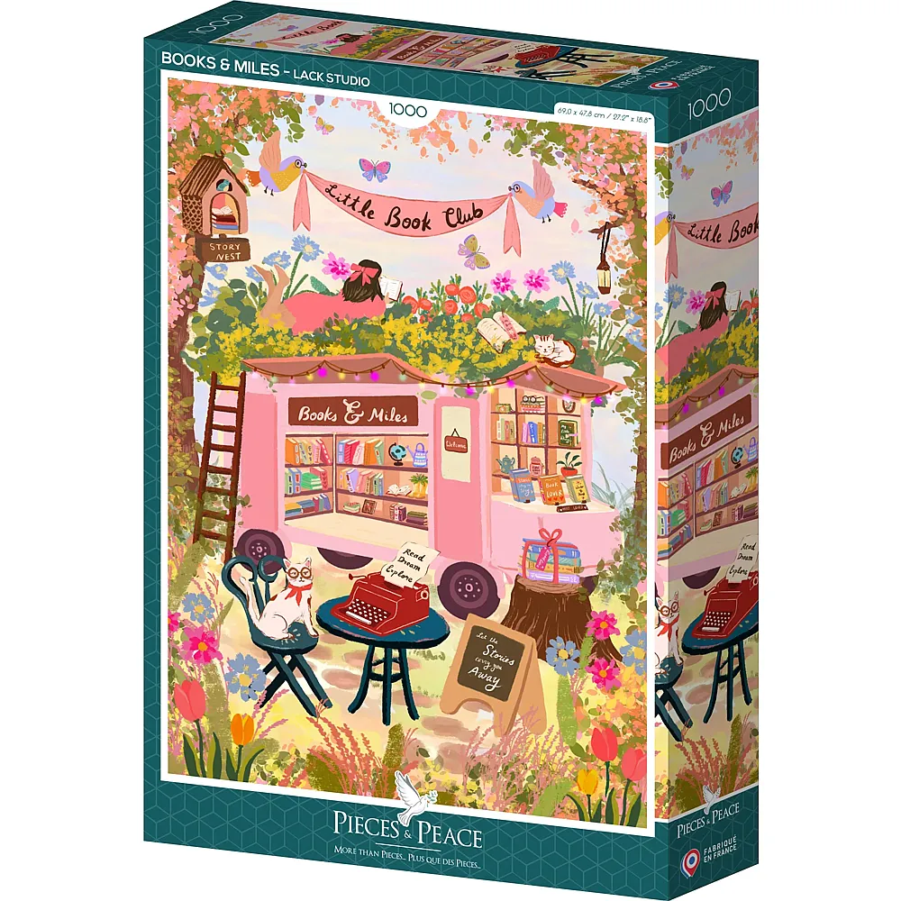 Pieces & Peace Puzzle Books & Miles - 1000 Teile