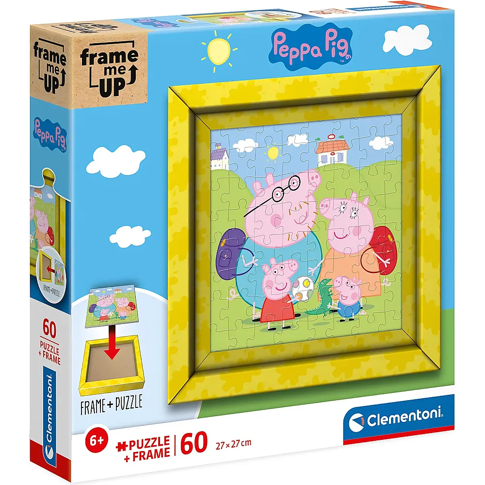 Clementoni Frame Me Up - Peppa Pig - 60 Teile