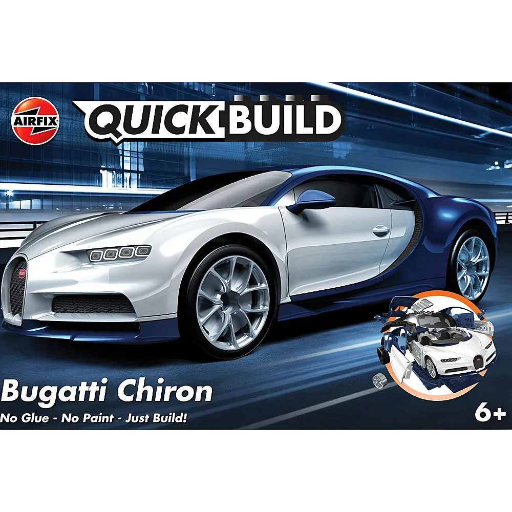 Airfix Quickbuild Bugatti Chiron 44Teile