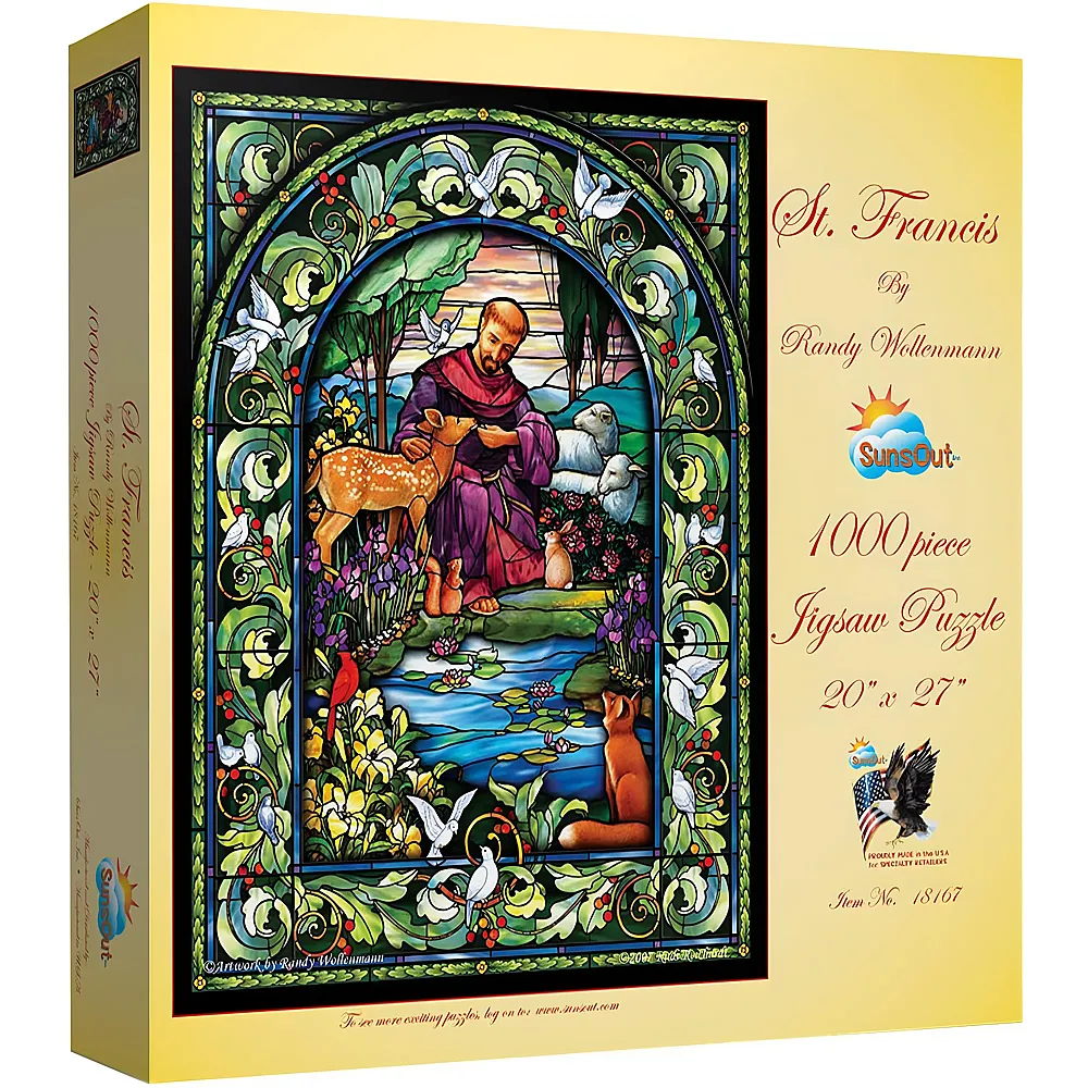 SunsOut Puzzle Randy Wollenmann St. Francis - 1000 Teile