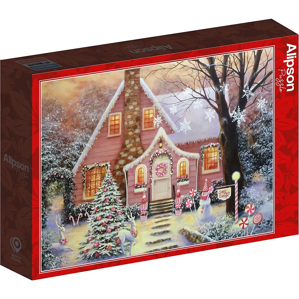 Alipson Puzzle Sugar Plum Cottage 1000Teile