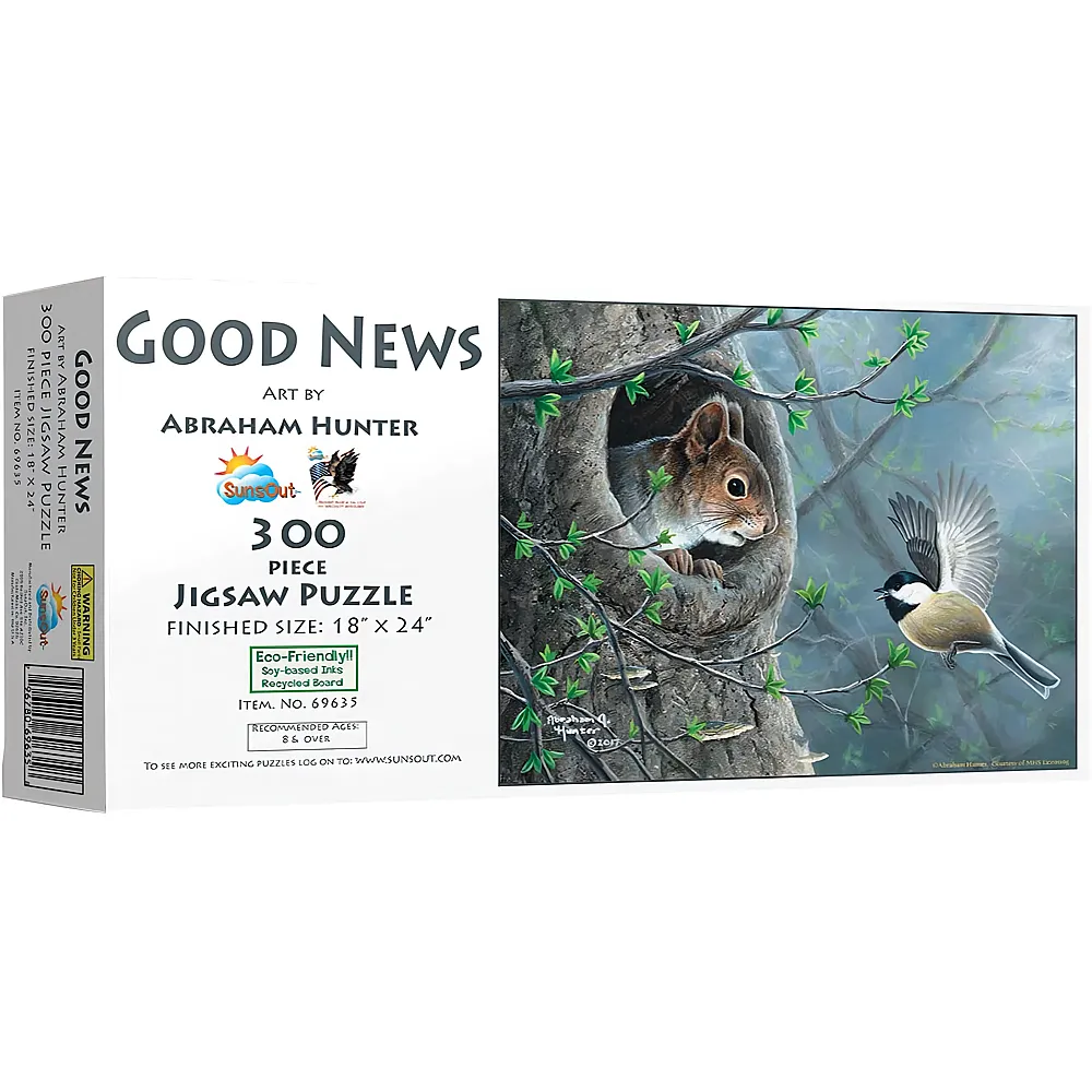 SunsOut Puzzle Abraham Hunter Good News - 300 Teile