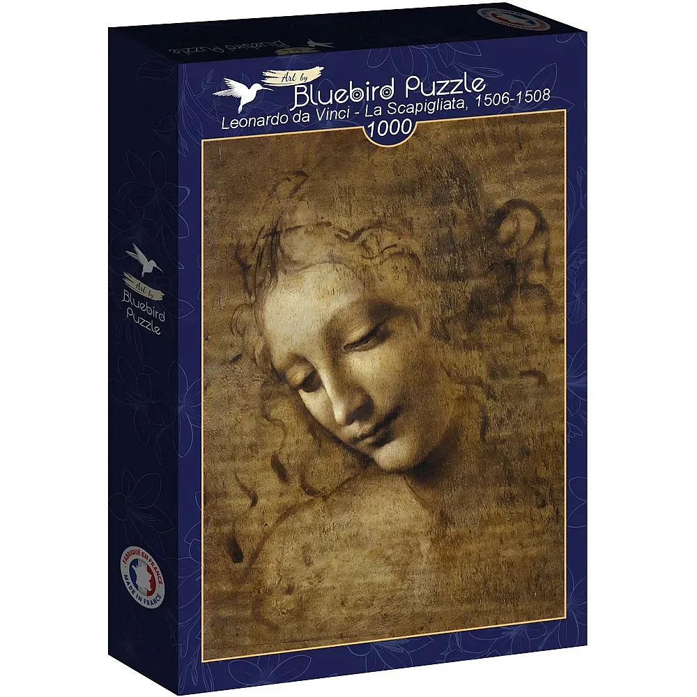 Bluebird Puzzle Leonardo da Vinci La Scapigliata, 1506-1508 1000Teile