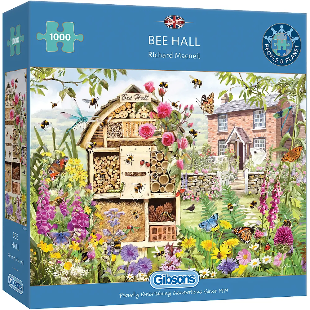 Gibsons Puzzle Richard Macneil Bee Hall - 1000 Teile