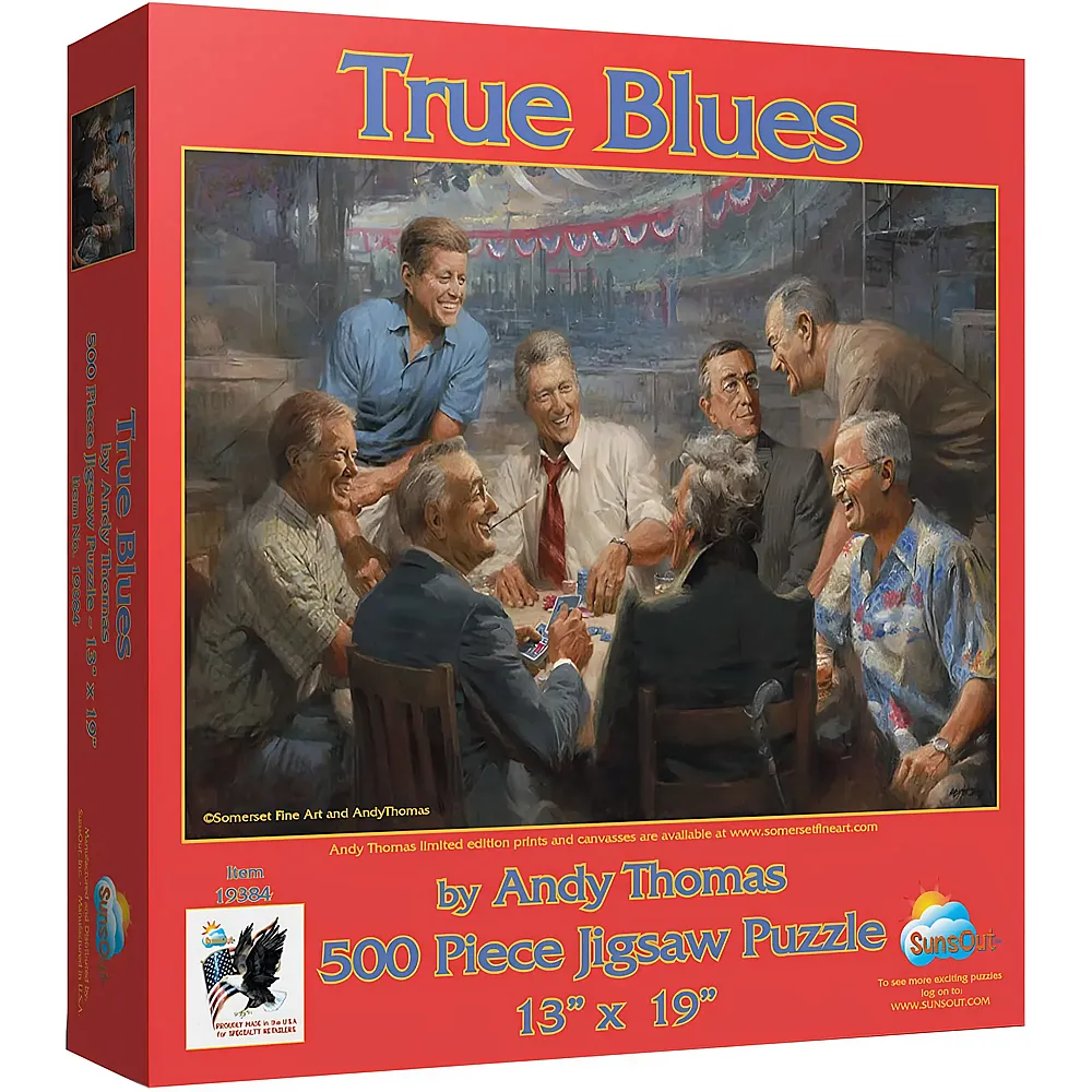 SunsOut Puzzle Andy Thomas True Blues - 500 Teile