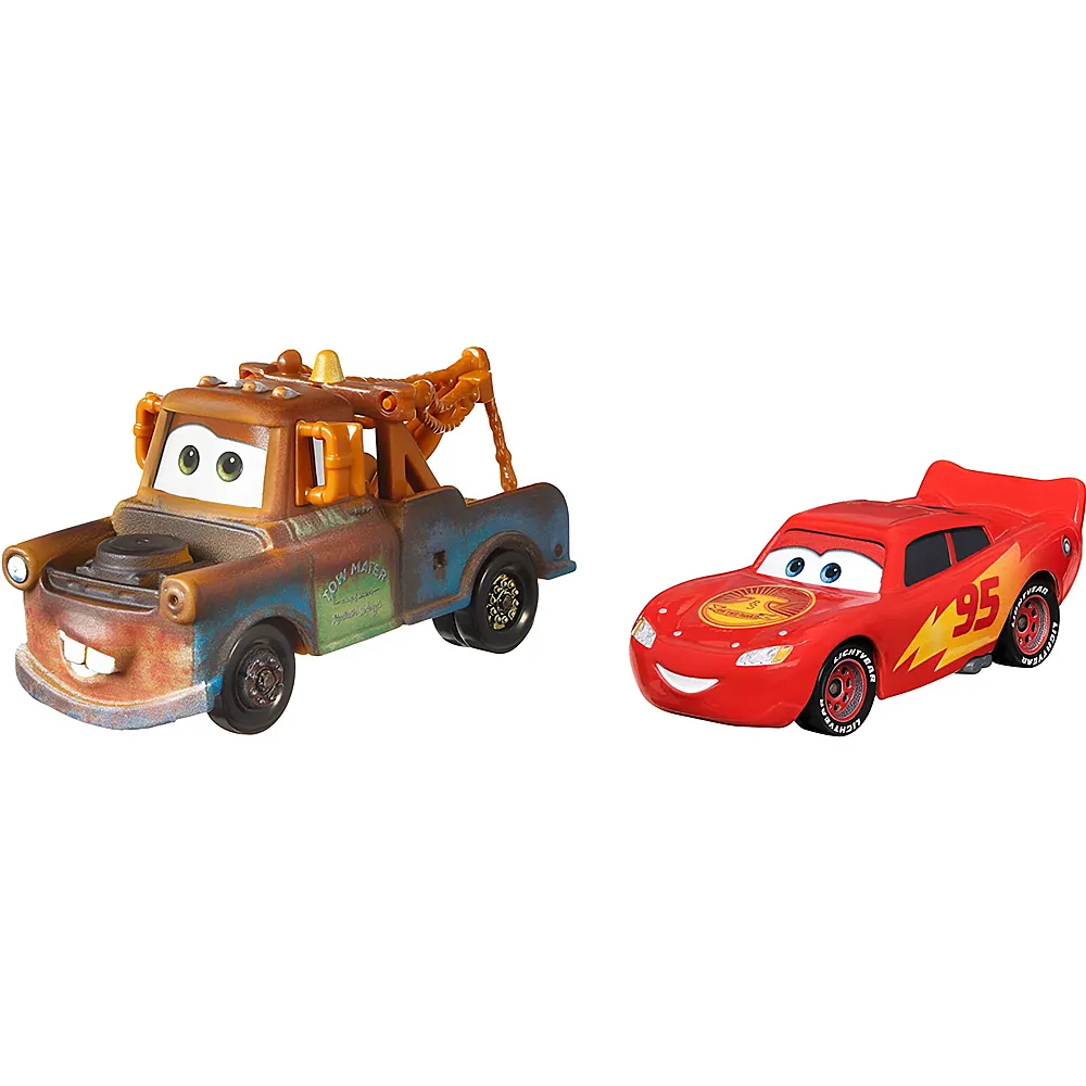 Mattel Disney Cars Road Trip Matter & Lightning McQueen 1:55