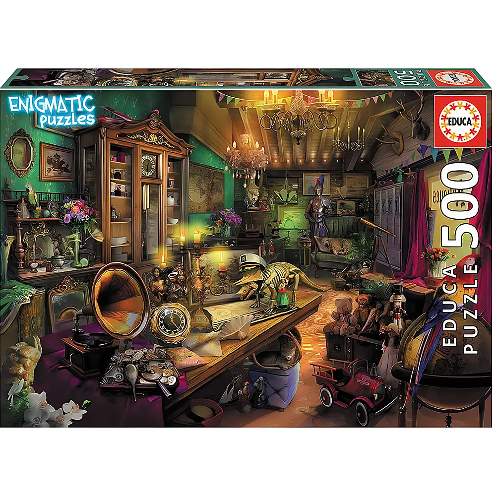 Educa Puzzle Enigmatic Antiques Store 500Teile