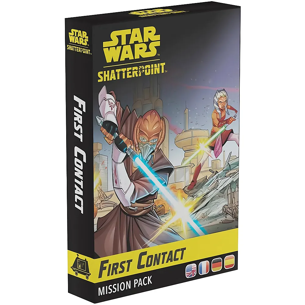 meinspielzeug - Atomic Mass Games Star Wars: Shatterpoint  First Contact Erstkontakt, Mission-Erweiterung, Tabletop, 2 Spieler, ab 14+ Jahren, 90-120 Minuten, Deutsch, Mehrsprachig
