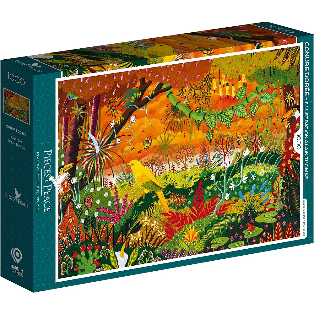 Pieces & Peace Puzzle Alain Thomas Conure Dor�e - 1000 Teile