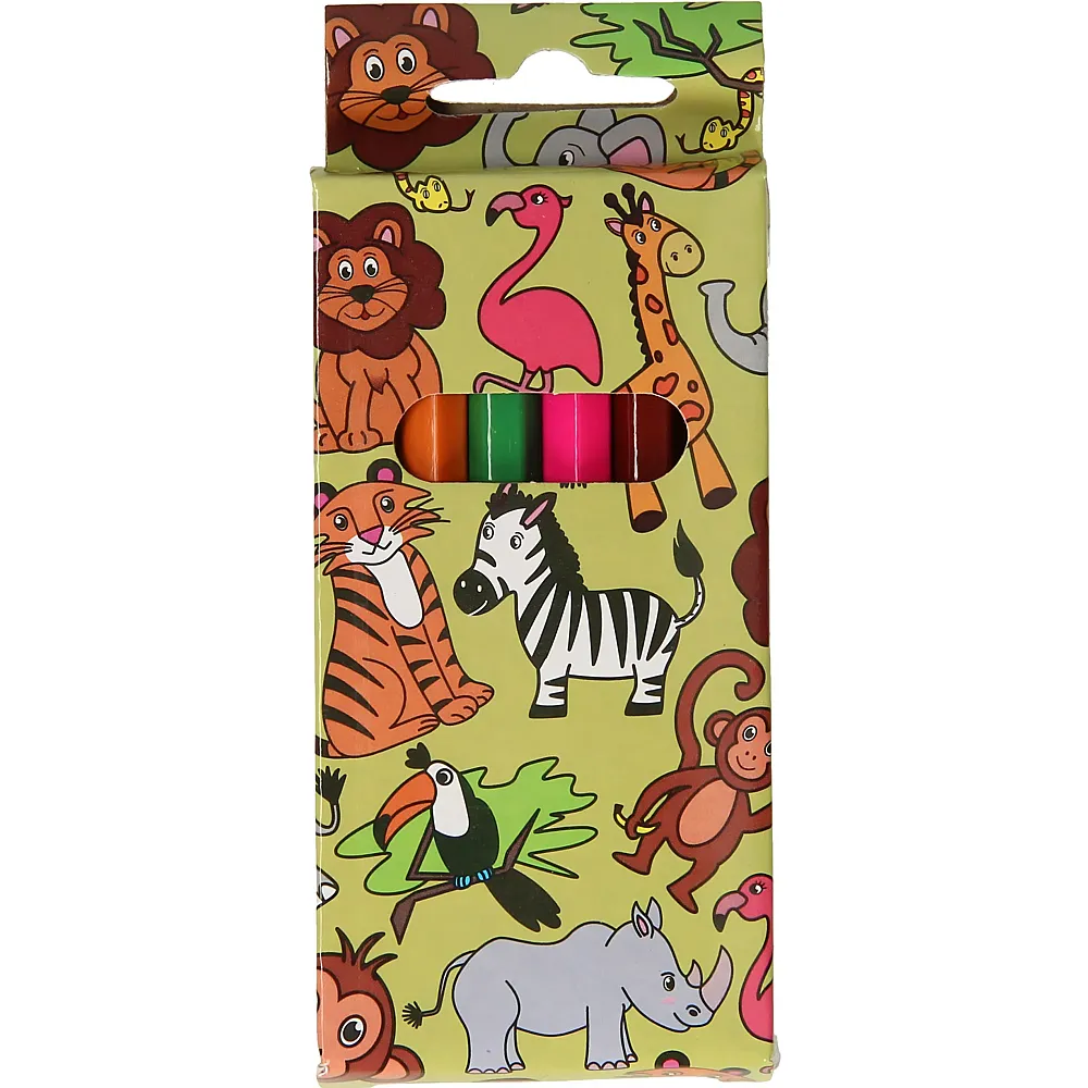 LG-Imports Buntstifte Wild Animals - 6 Teile