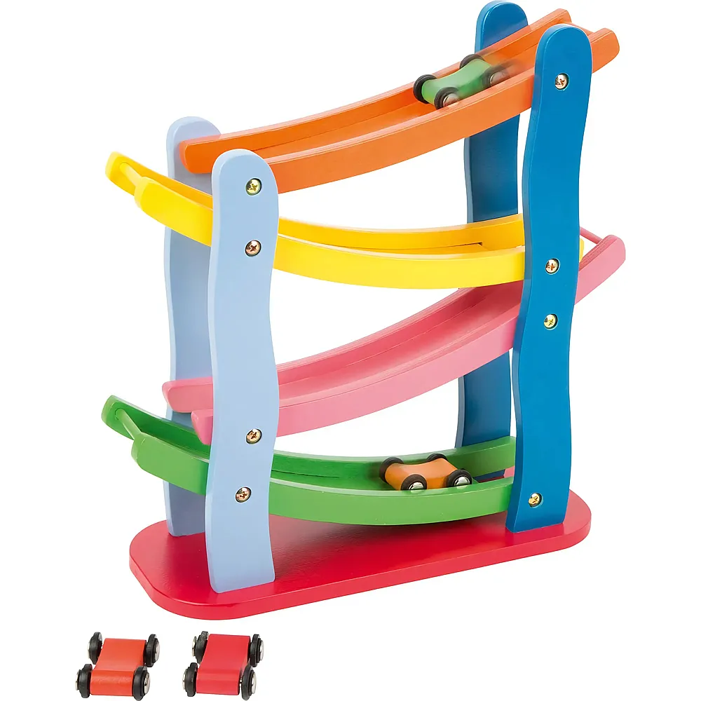 small foot Rennbahn bunt