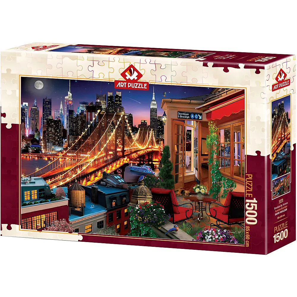 Art Puzzle Terrace Brooklyn - 1500 Teile