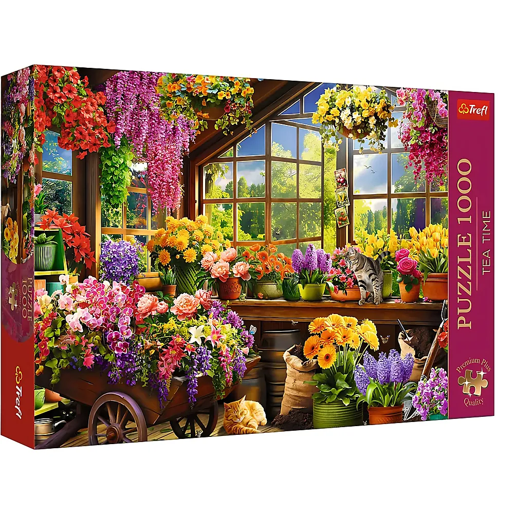 Trefl Puzzle Tea Time: Preparations for Spring - 1000 Teile