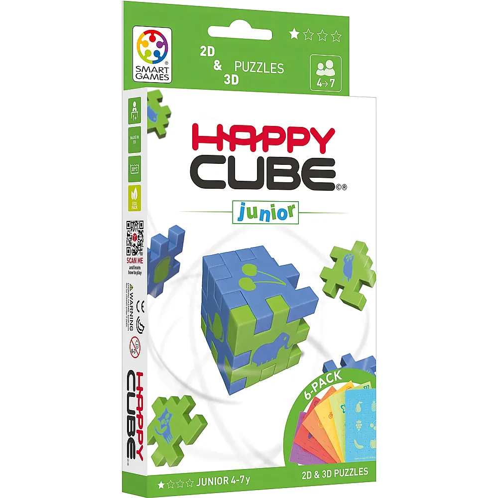 Happy Cube Junior cardboardbox mult