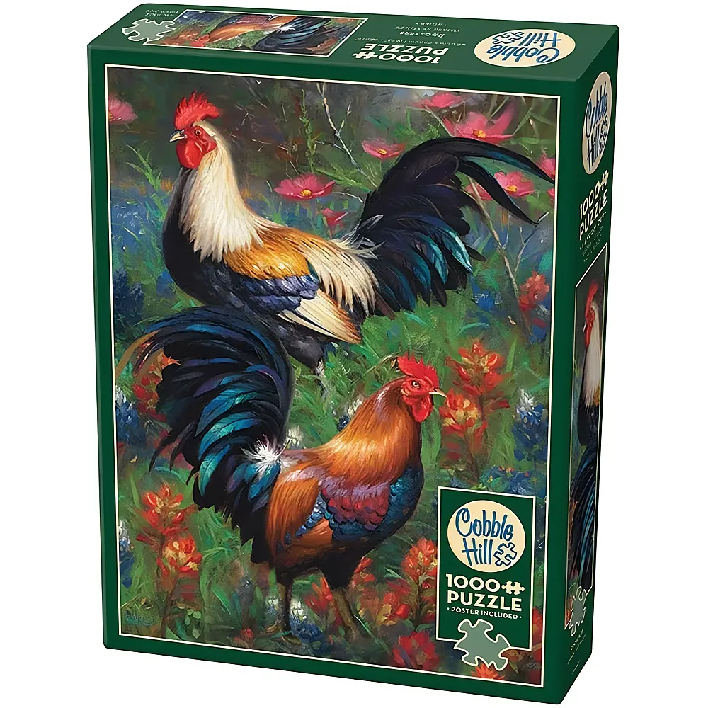 meinspielzeug - Cobble Hill Puzzle Roosters 1000Teile | Puzzle 1000 Teile