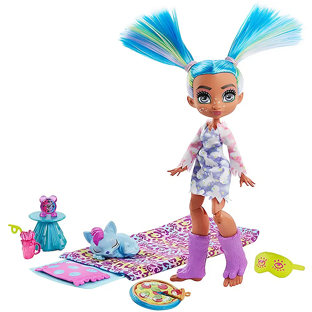 Cave Club Pyjamapartyspass mit Tella Puppe