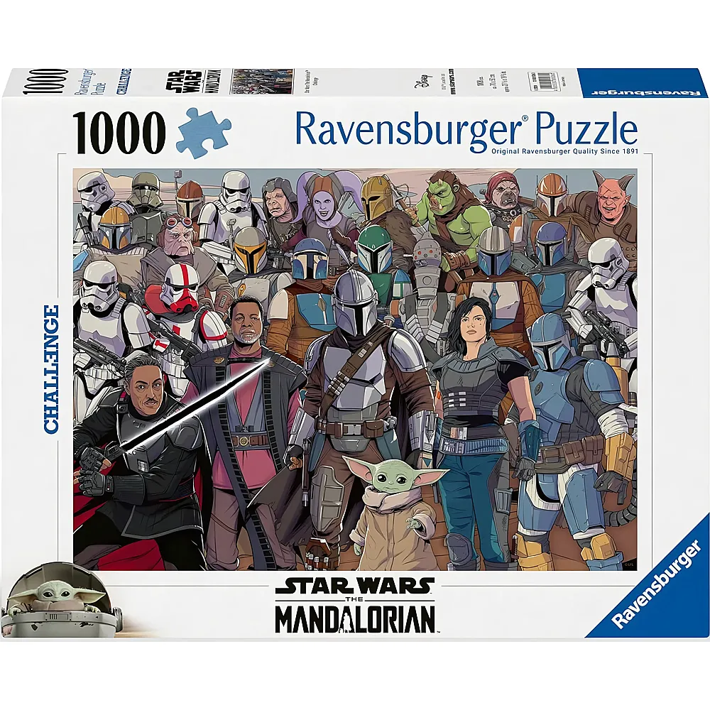 Ravensburger Puzzle Star Wars Mandalorian 1000Teile