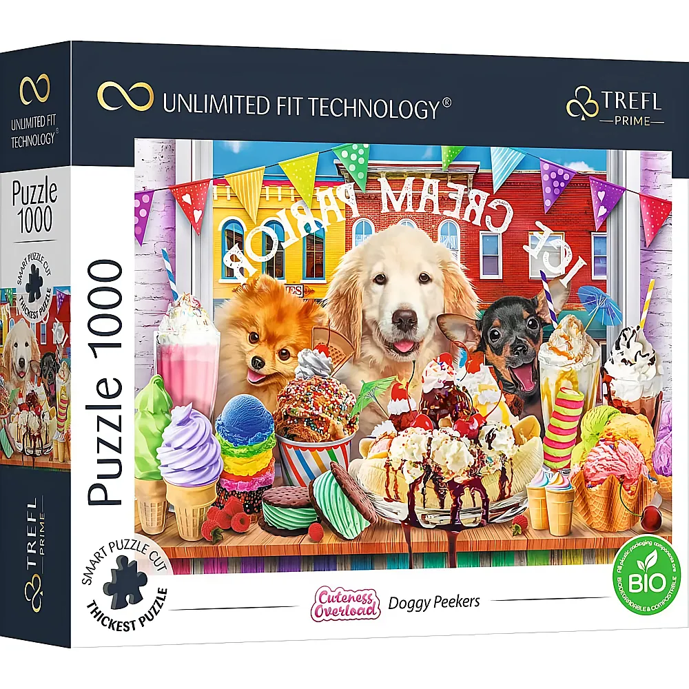 Trefl Puzzle Cuteness Overload Doggy Peekers - 1000 Teile