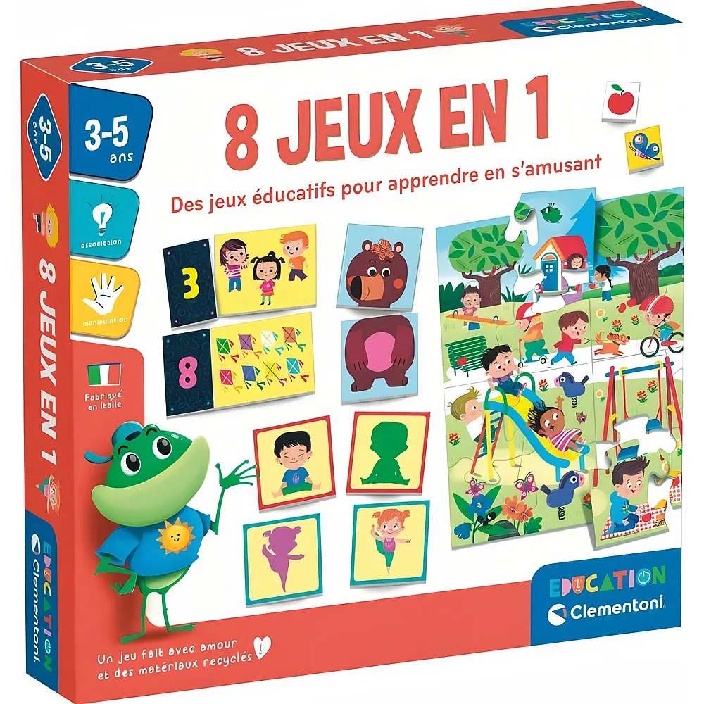 Clementoni 8 jeux en 1 FR