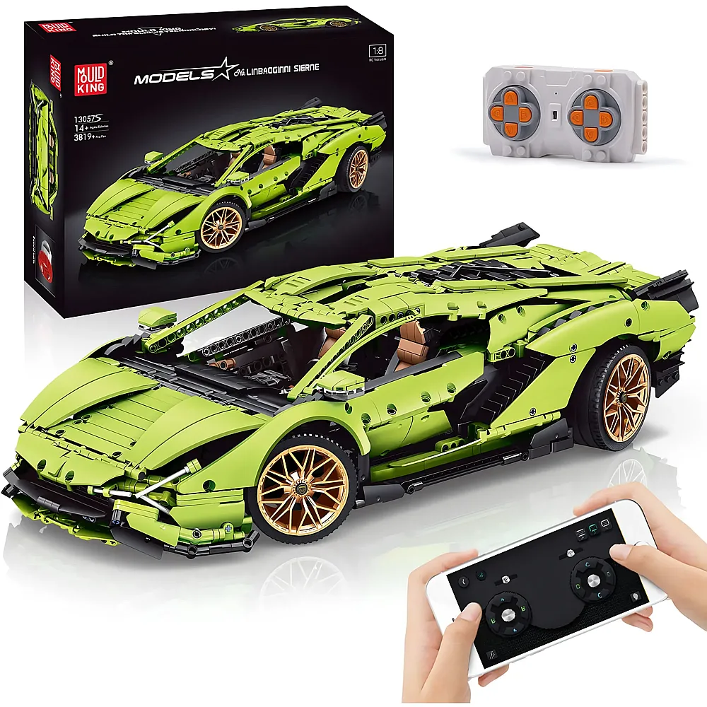 Mould King Models Ferngesteuert Sportwagen 13057D