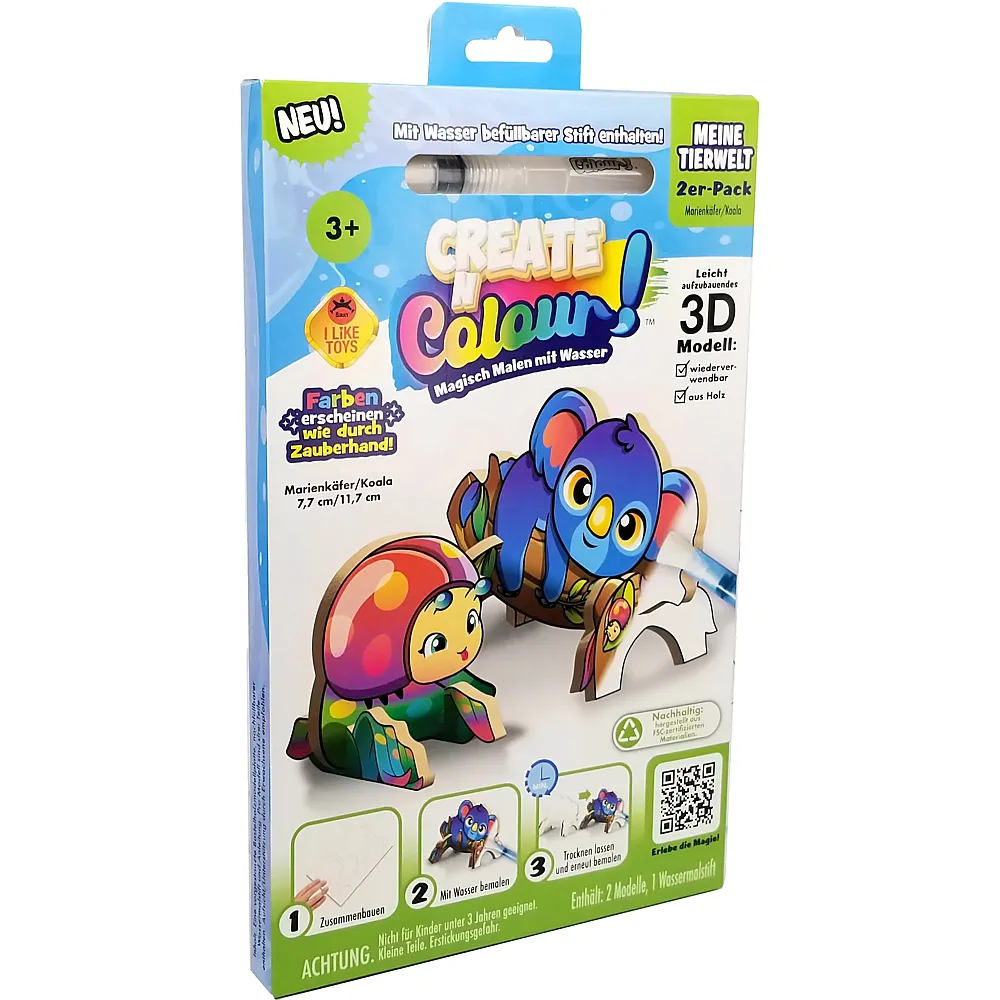 Bauer Create N Colour Meine Tierwelt - Koala & Marienk�fer