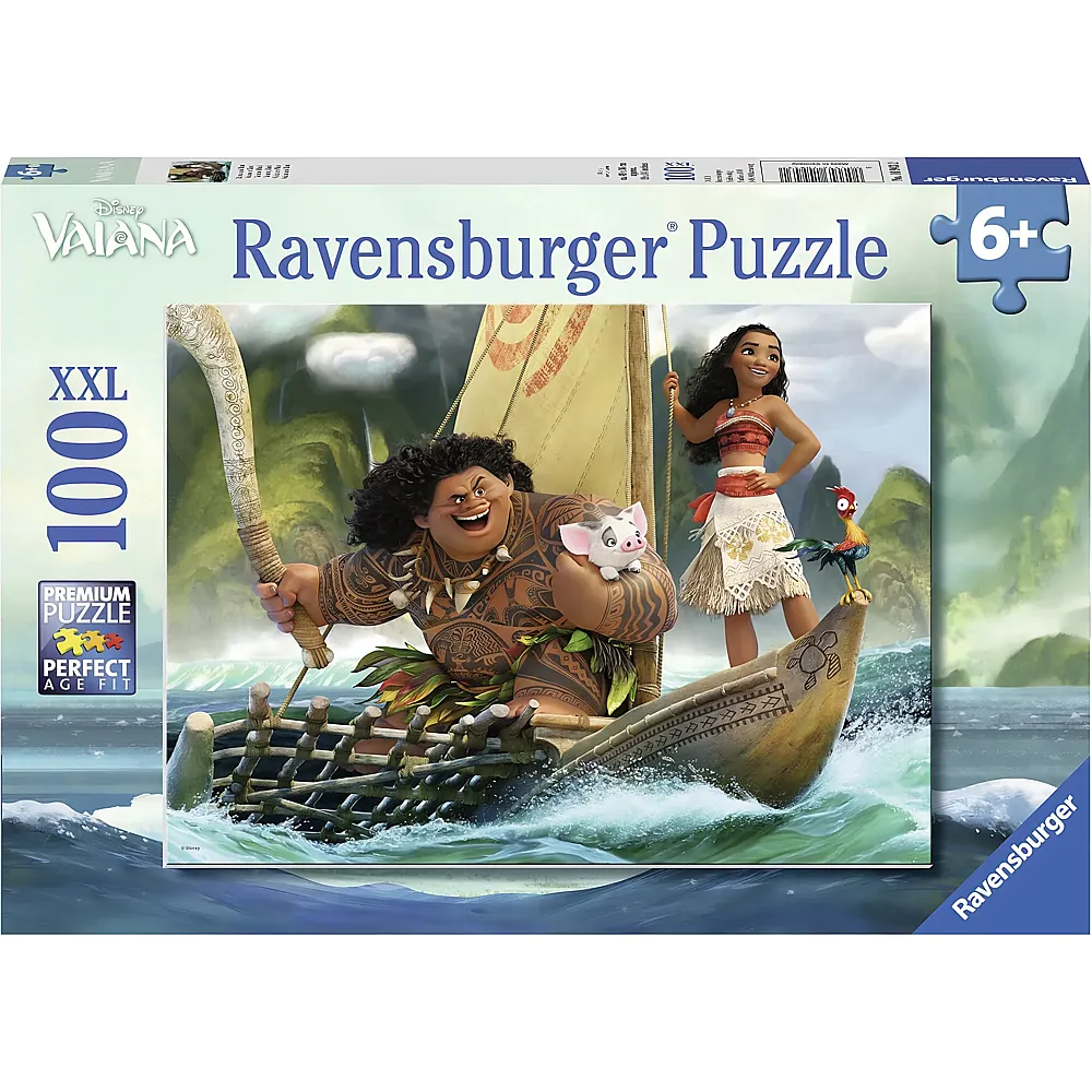 Ravensburger Puzzle Disney Princess Vaiana und Maui 100Teile