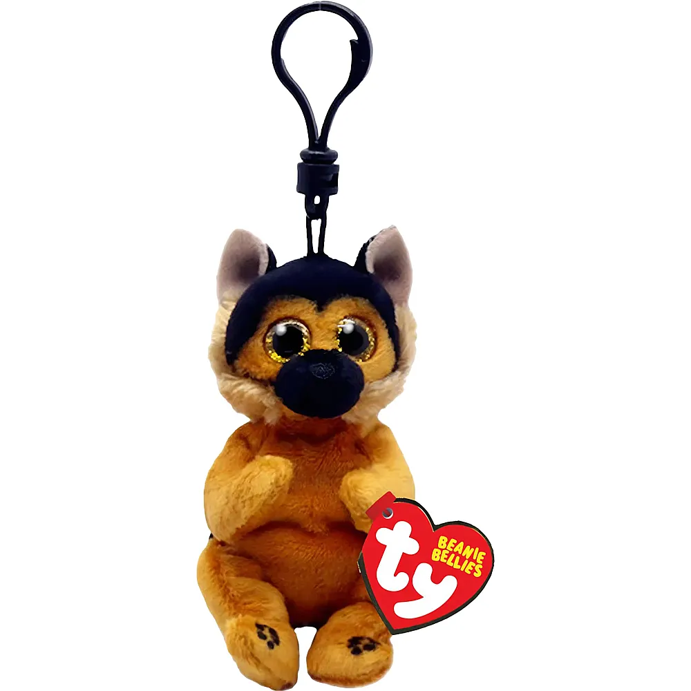 meinspielzeug - Ty Beanie Clips Anh�nger Deutscher Sch�ferhund - 10 cm | Accessoires