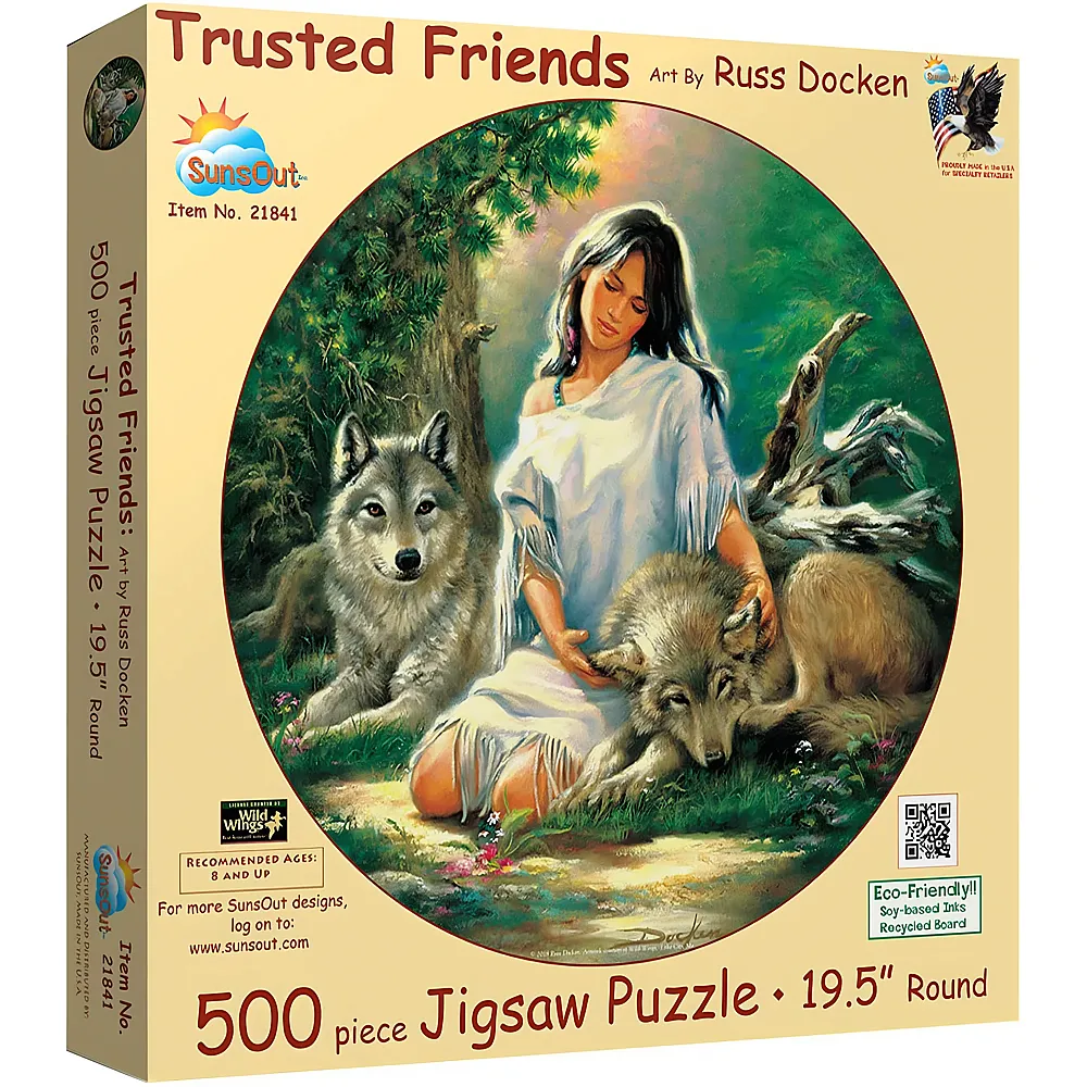 SunsOut Puzzle Russ Docken Trusted Friends 500Teile