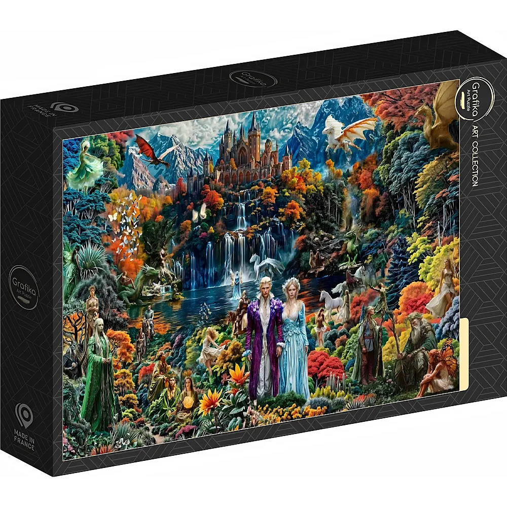 Grafika Puzzle Das Tal der Drachen - 1000 Teile