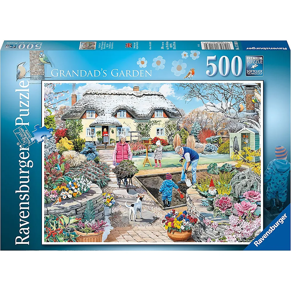 Ravensburger Grandads Garden 500 Piece Jigsaw Puzzle for Adults & Kids Age 10 Years Up