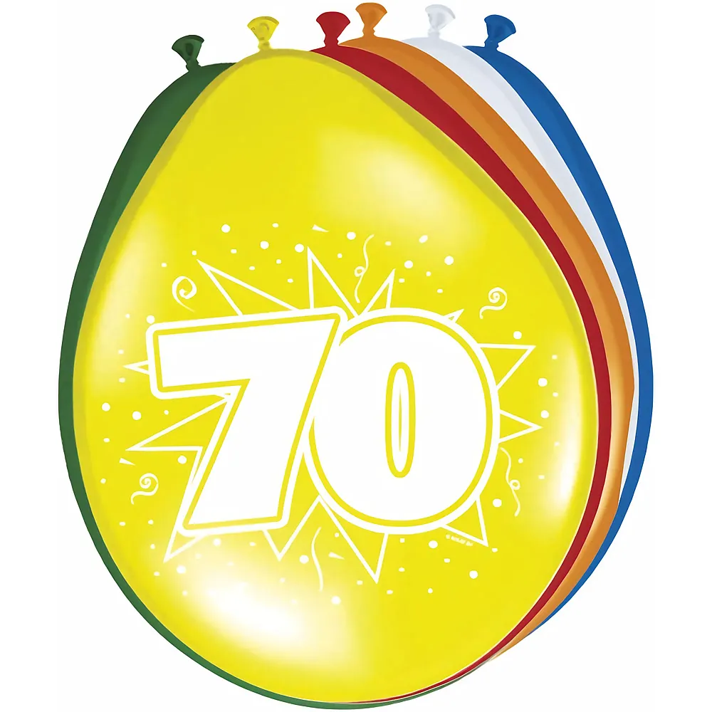 meinspielzeug - Folat Zahlenballons 70 Jahre, 8.