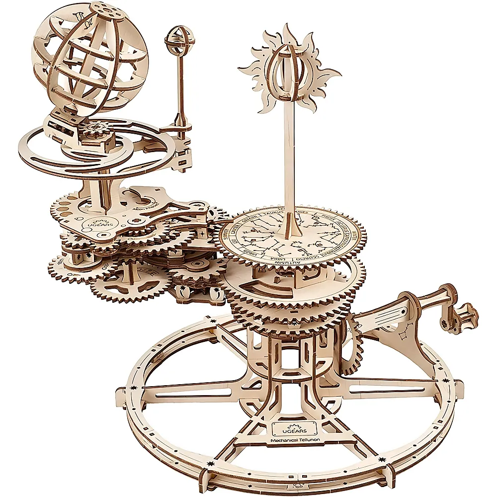 meinspielzeug - Ugears Mechanisches Tellurion - 249 Teile | Technische Baus�tze