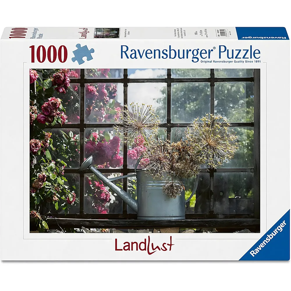 Ravensburger Puzzle Landlust Getrockneter Allium in der Giesskanne 1000Teile