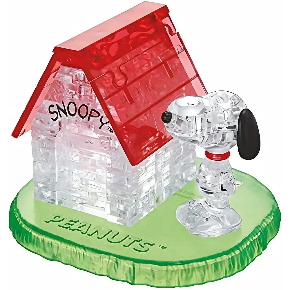 HCM Kinzel Crystal Puzzle Das Haus von Snoopy 50Teile