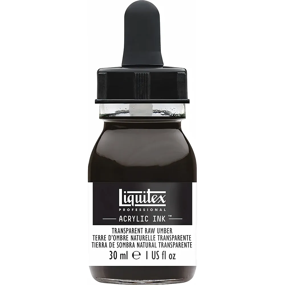 Liquitex Lqx Prof. Acrylic Ink 30ml Flasche Umbra Natur Transparent - Suche