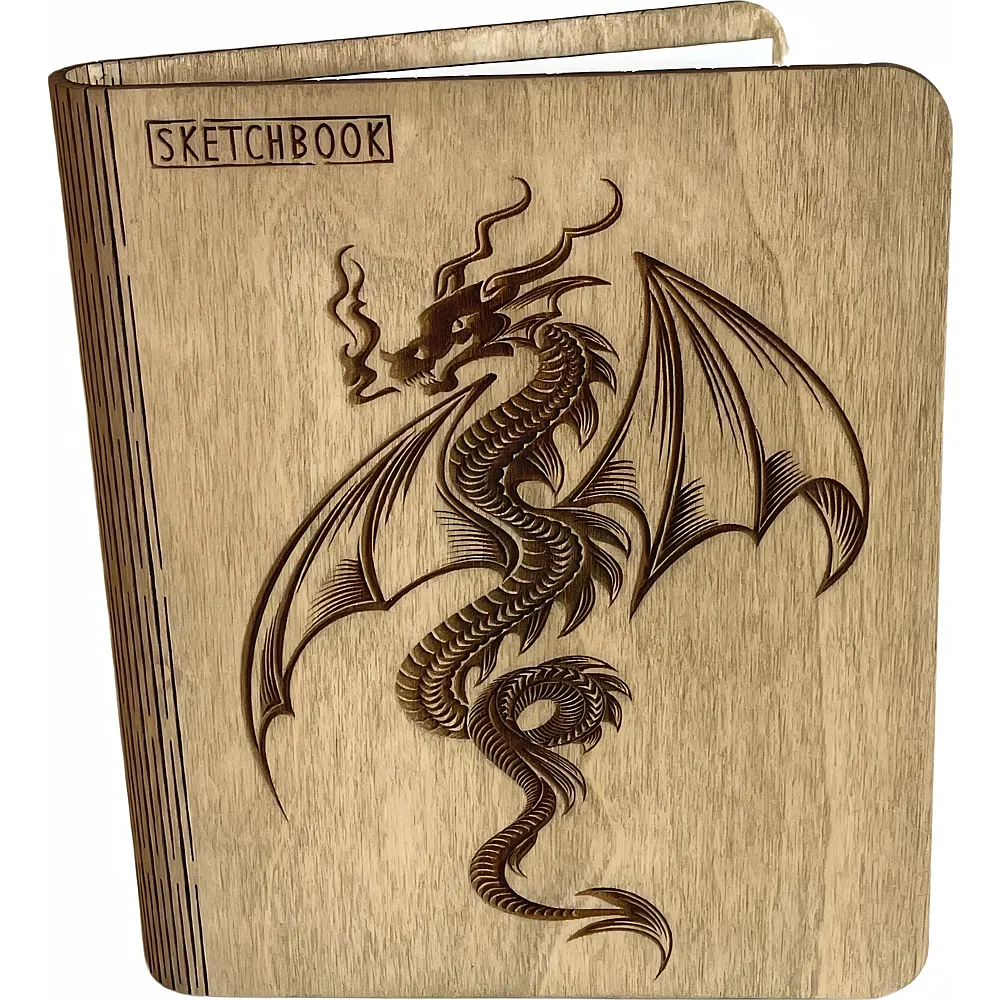 Creatif Wood Sketchbook Bois Dragon 50 Feuilles - Suche