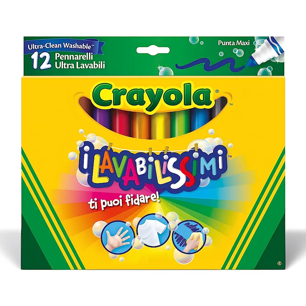 Crayola Auswaschbare Filzstifte - 12 Teile