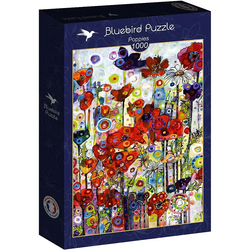 Bluebird Puzzle Sally Rich Poppies - 1000 Teile