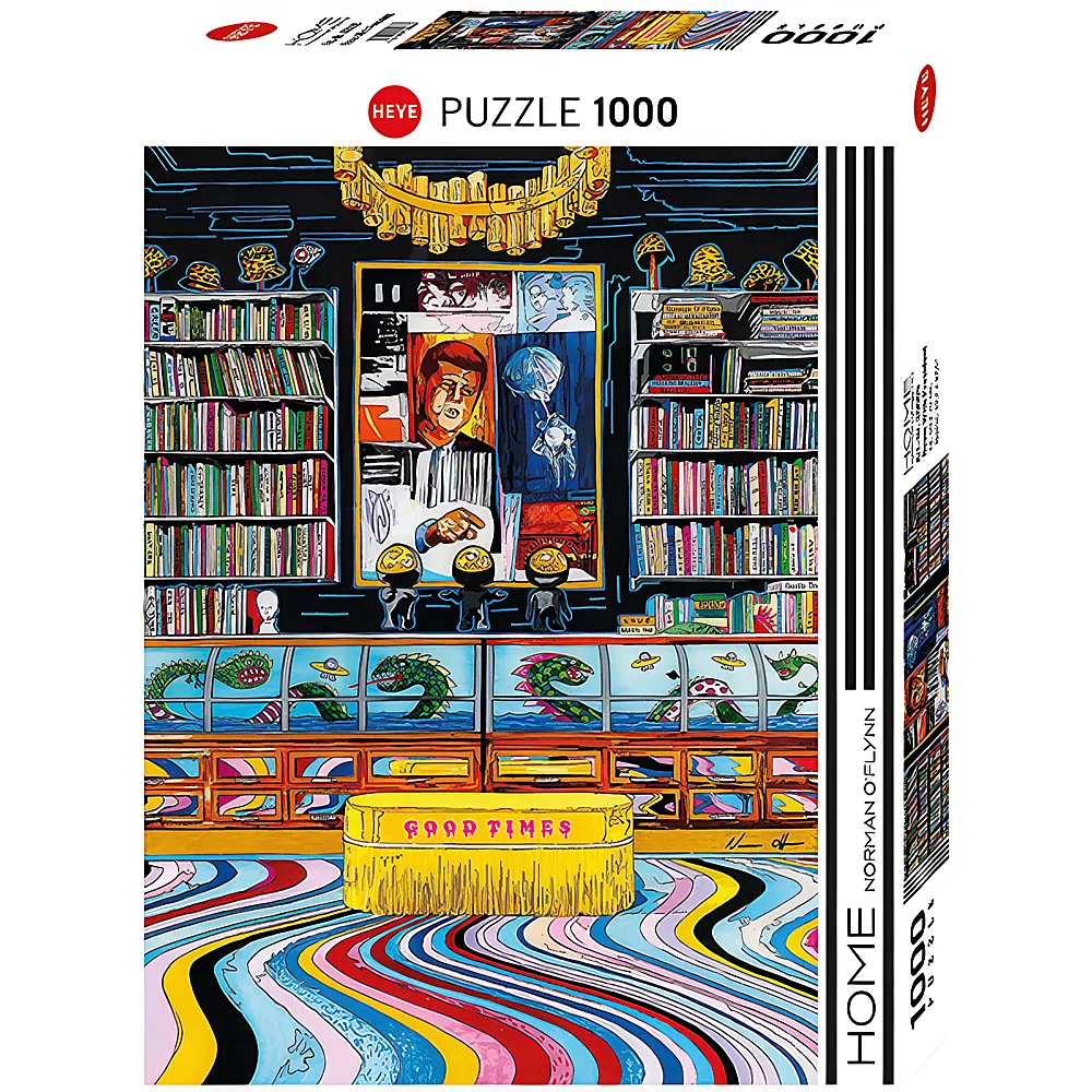 HEYE Puzzle Norman O'Flynn Room with President 1000Teile