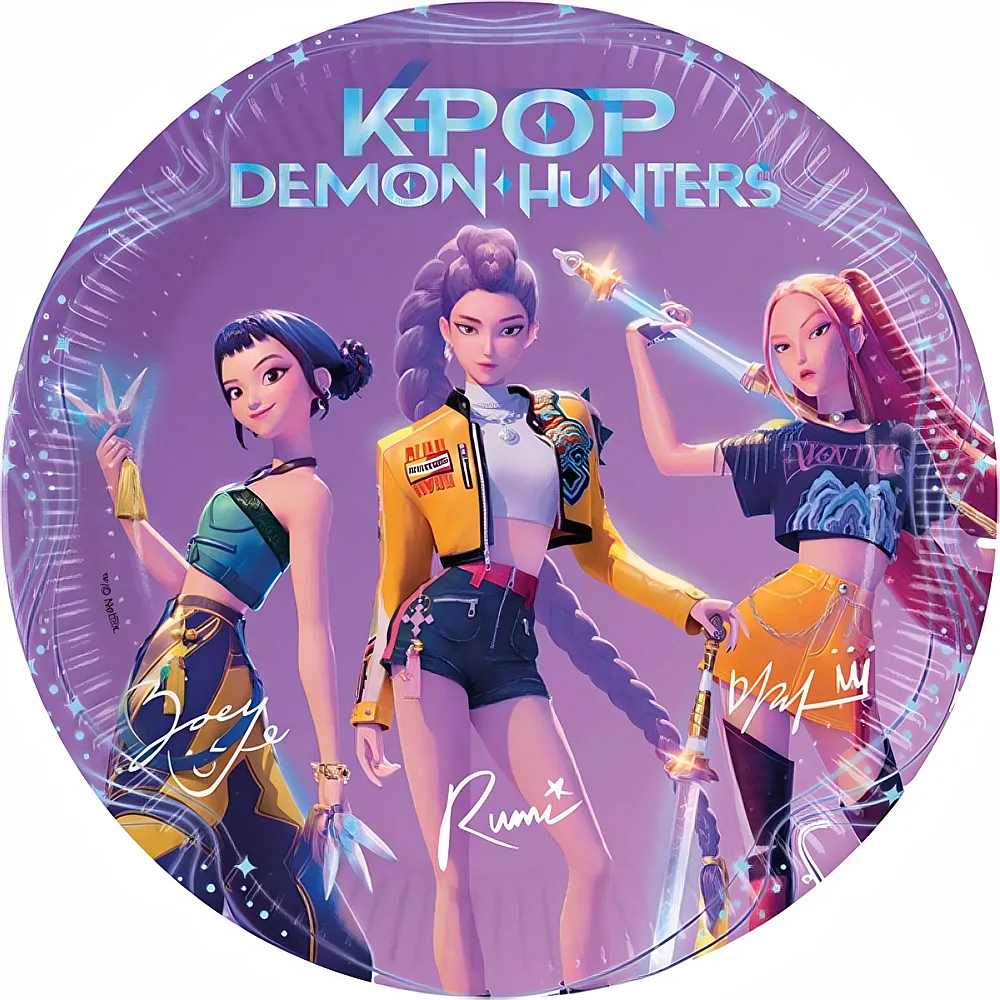Sombo K-Pop Demon Hunters - 8 Teile | Tischdeko