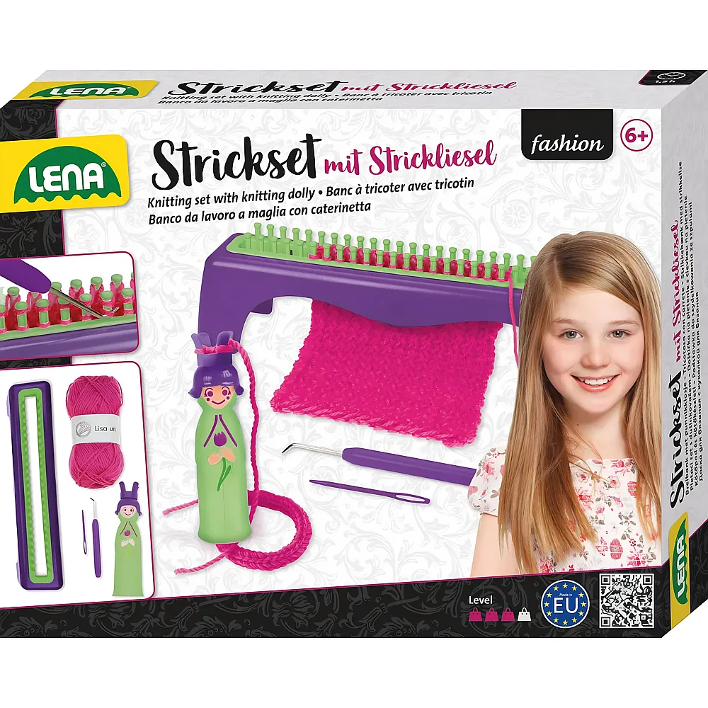 Lena Strickset mit Strickliesel