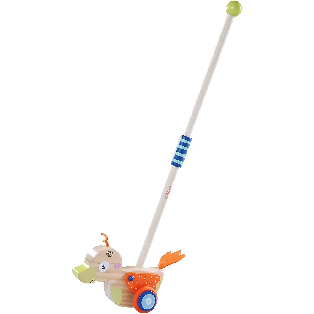 Eichhorn Baby Schiebefigur Ente mit Soundfunktion