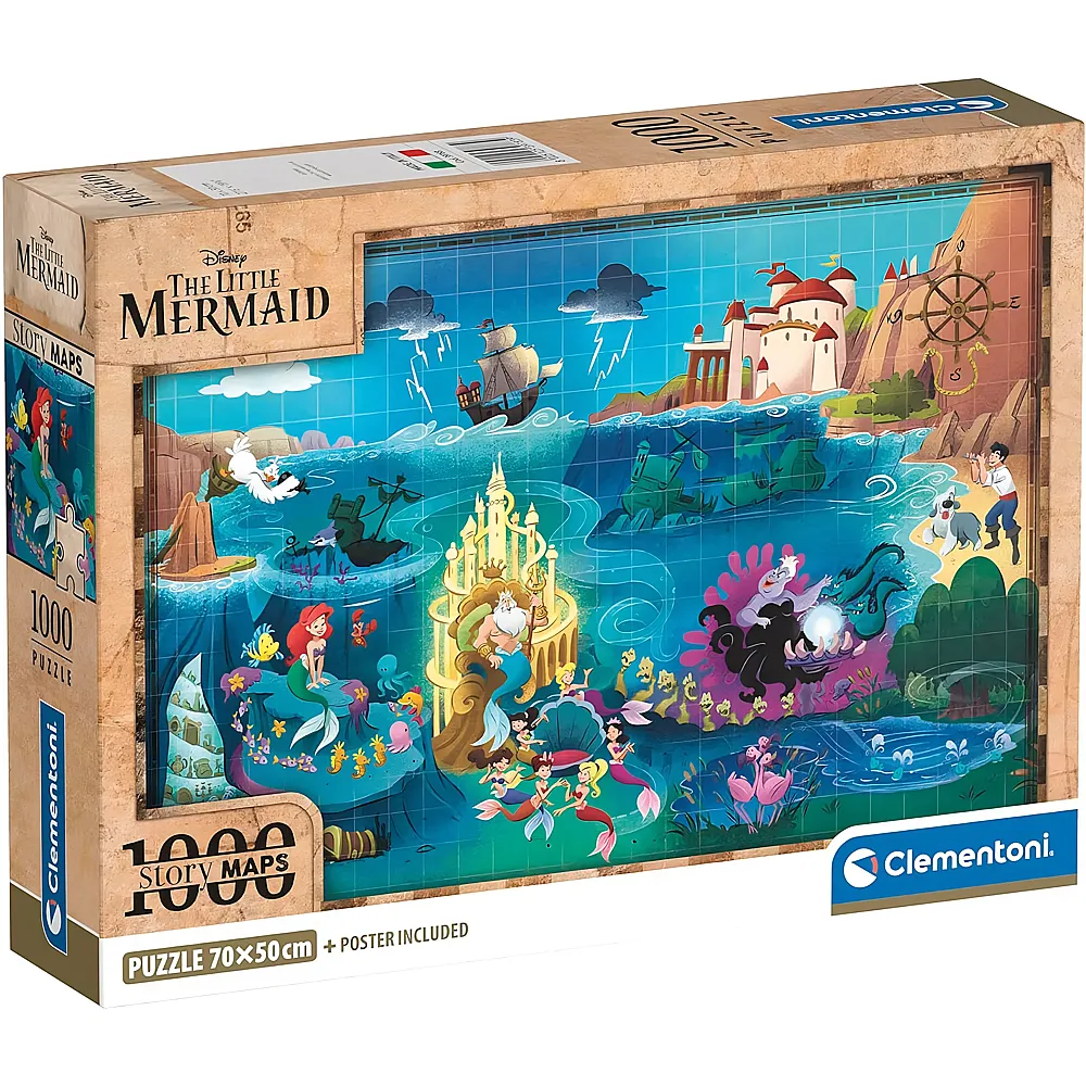 Clementoni Puzzle Disney Princess Disney The Little Mermaid 1000Teile
