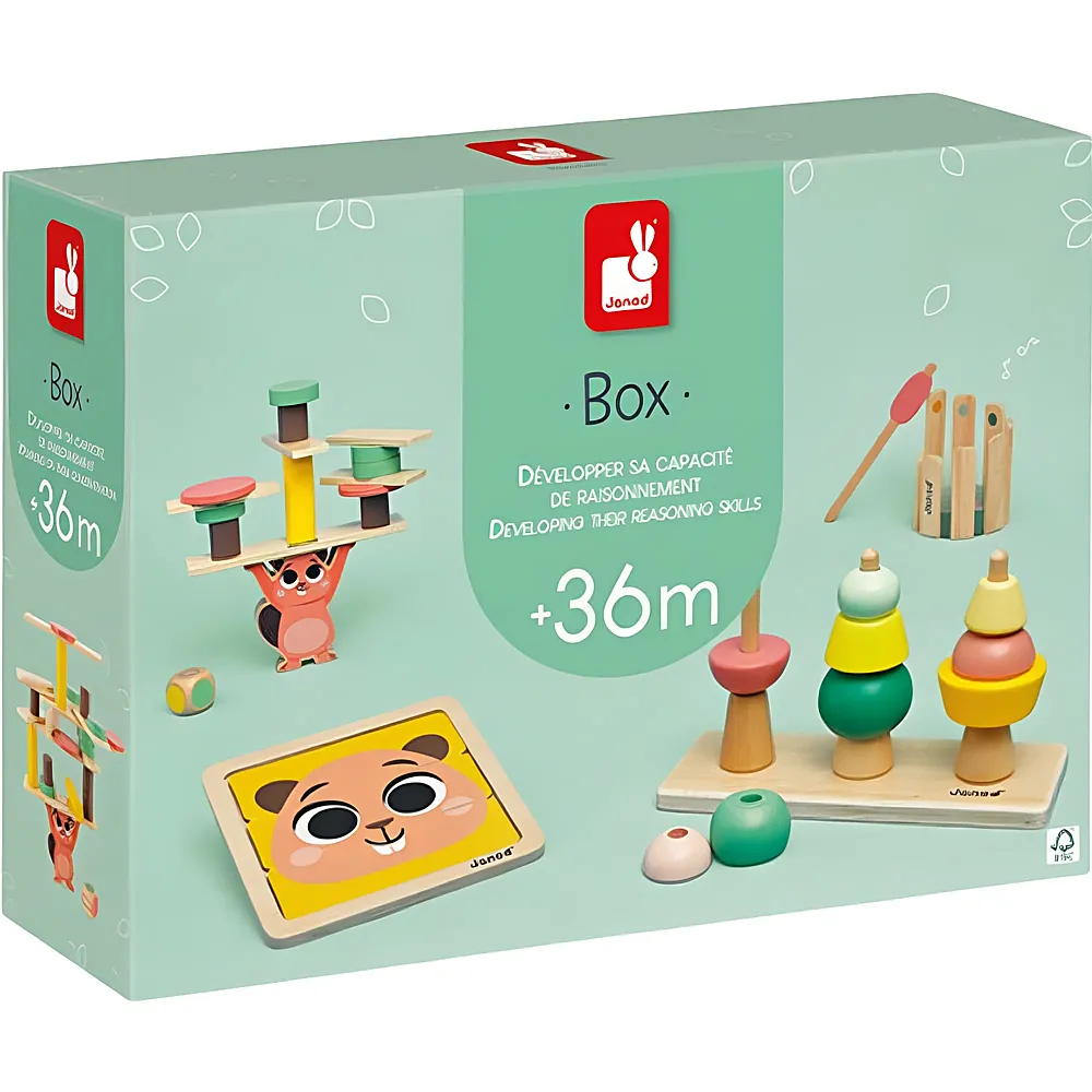 Janod Box 36 Monate Geschenke-Set