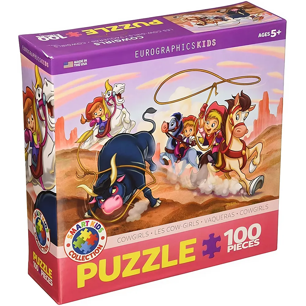 Eurographics Puzzle Girl Power - Cowgirls 100Teile